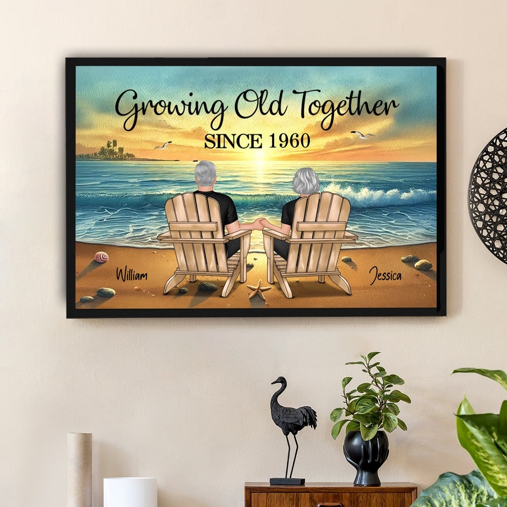 Custom Growing Old Together Christmas Decoration