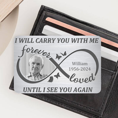 Eternal Love - Custom Metal Wallet Card for Cherished Memories