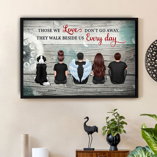 Family & Love Personalized Decor – Memorial Artwork Perfect for Valentine’s Day or Family Celebrations in Poster, Pillow, Wallet Card, and Cup Forms