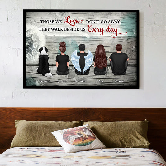 Family & Love Personalized Decor – Memorial Artwork Perfect for Valentine’s Day or Family Celebrations in Poster, Pillow, Wallet Card, and Cup Forms