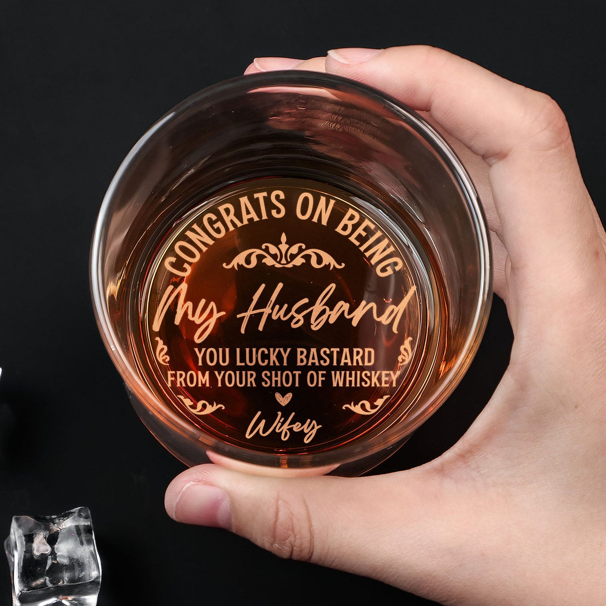 Personalized Whiskey Cup - A Funny and Bold Gift for Your Partner