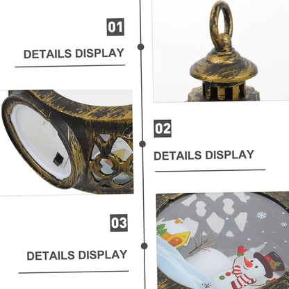 Personalized Pet Memorial Lantern Ornament, Custom Christmas Decoration with Pet Photo and Name