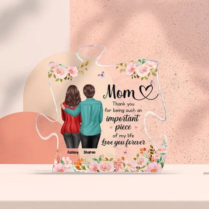 Mother's Day Acrylic Block Gift – Personalized Design for Mom
