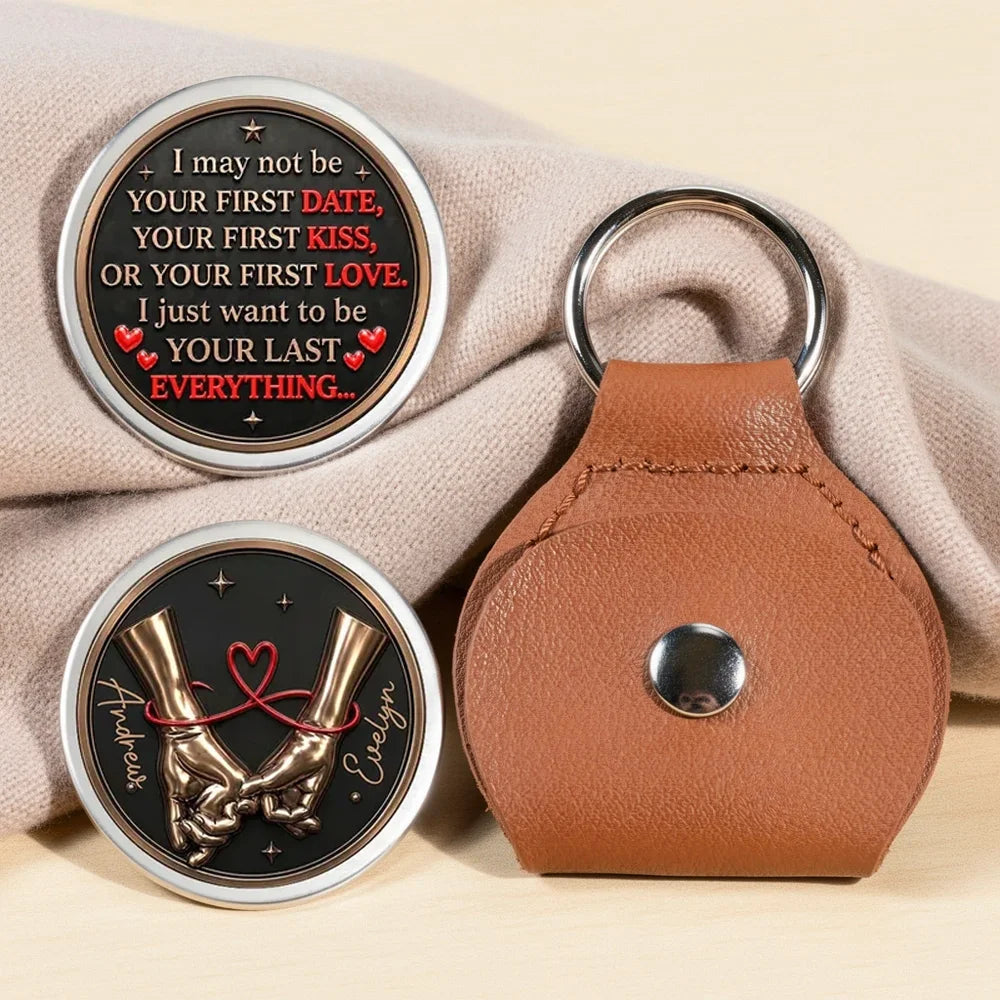 Personalized Pocket Hug, Holding Hands Love Token, Unique Romantic Gift for a Partner
