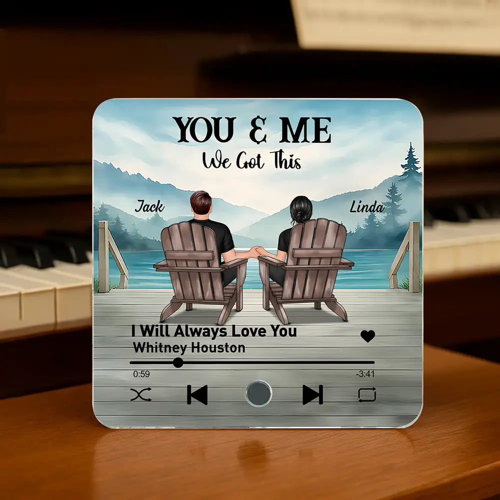You & Me We Got This Poster – Scenic Couple Wall Art, Personalized Gift Without Frame