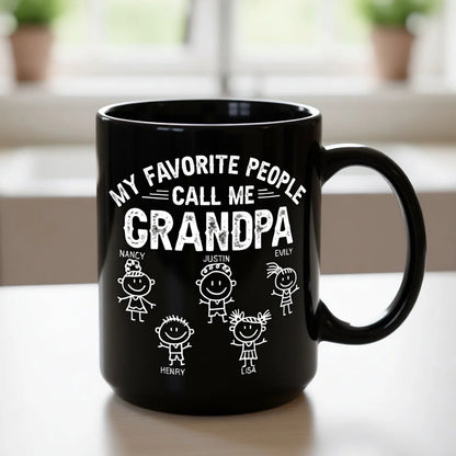My Favorite People Call Me Pop Pop Insulated Travel Tumbler, Heartwarming Unique Gift For Grandpa
