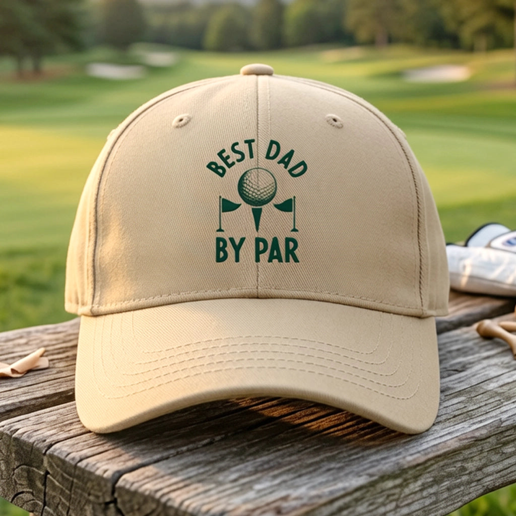 Best Dad By Par Sticker Decal, Custom Golf Design, Creative Gift for Dad's Space