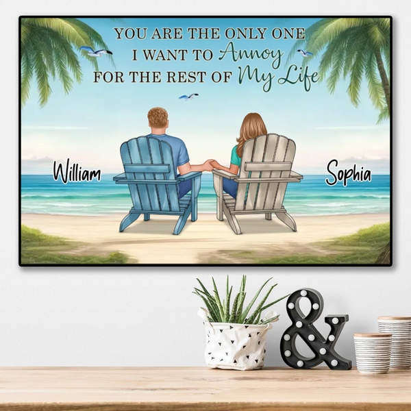 Personalized You, Me, and the Dogs Poster, Canvas, Plaque, and Keychain - Perfect Anniversary Gift for Pet Lovers2