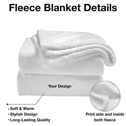 Personalized Daughter and Mom Fleece Blanket, Custom Greatest Gifts Quote, Cozy Unique Gift for Daughter