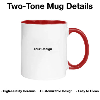 Personalized Ceramic Mug with Kissing Couple and Heart Print, Valentine's Day Coffee Gift for Him or Her