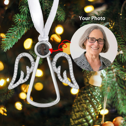 Personalized Photo Ornament - Capture Your Love in Sparkling Elegance