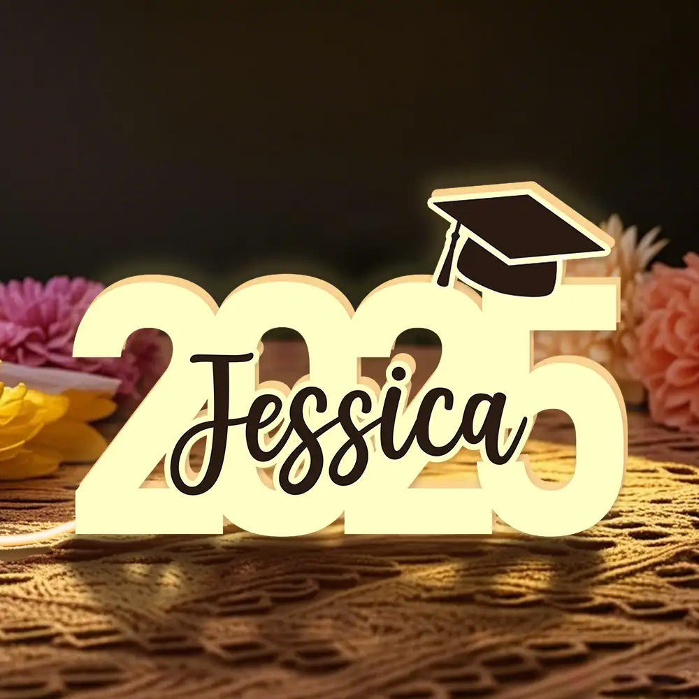 Personalized Acrylic Light Box for Graduation, Creative Graduation Keepsake Gift for Students & Children