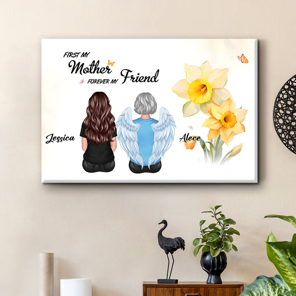 Personalized Mother’s Poster with Birth Month Flowers – A Heartfelt Gift to Honor Your Mom