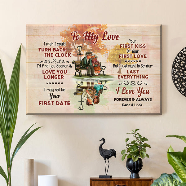 "To My Love" Personalized Romantic Poster – A Timeless Gift to Celebrate Love and Cherished Moments