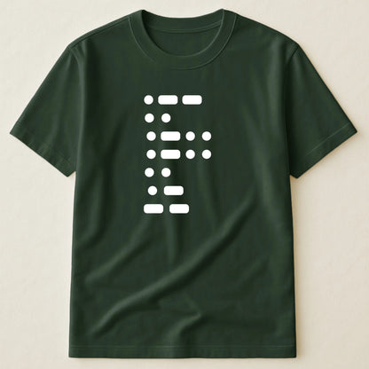 Secret Message Morse Code Classic Tee, Clean Minimal Graphic for Everyday Wear, Thoughtful Personalized Gift for Couples or Friends