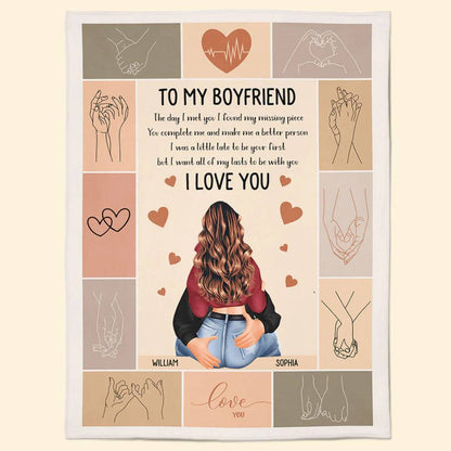 Forever Embrace - 'All Of My Lasts With You' Personalized Love Blanket - Ideal for Valentine's & Anniversaries