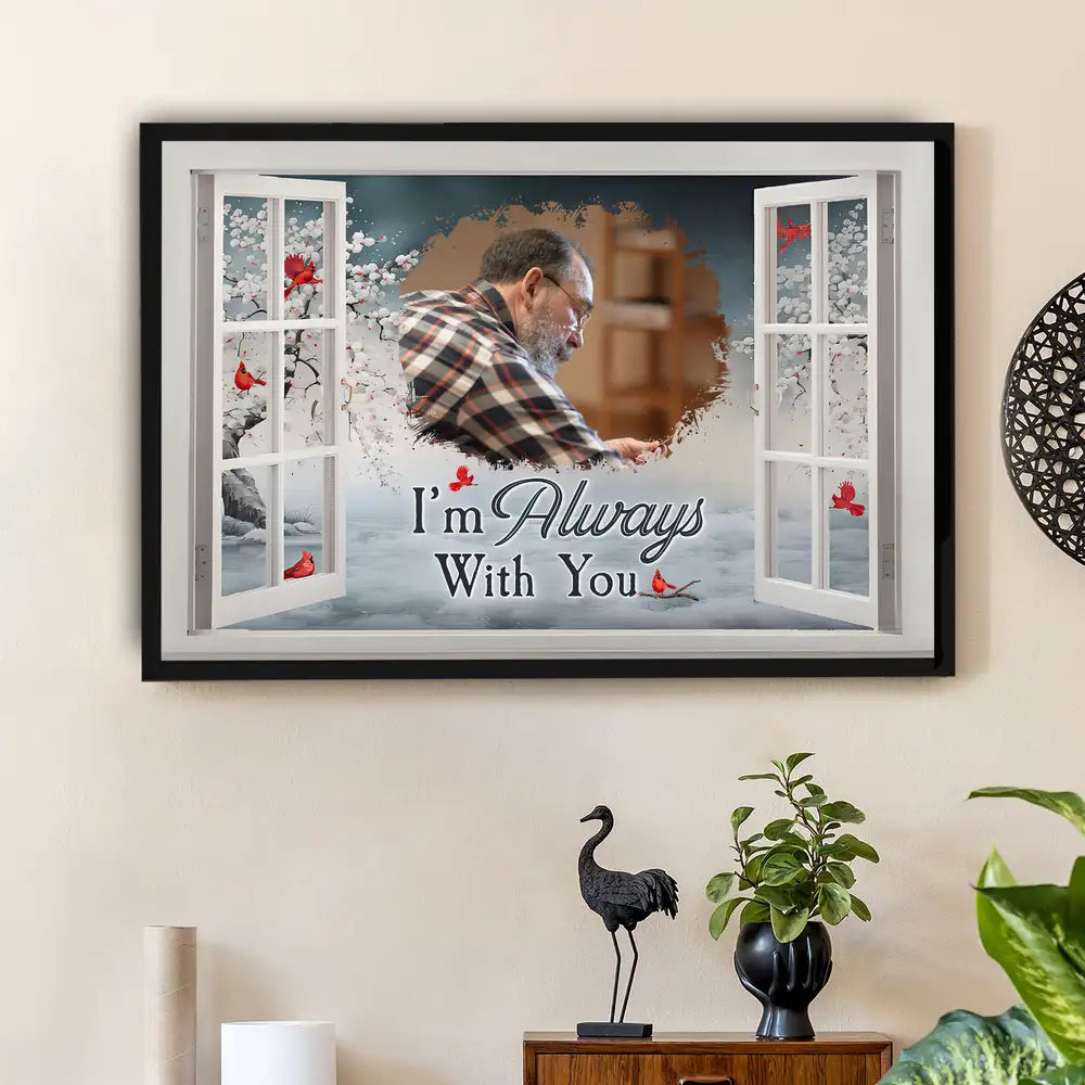 Personalized Memorial Poster or Canvas - Always With You Design – DoyoBest