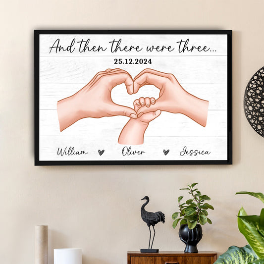 First-Time Parents Canvas: A Tribute to Love, Celebrating a Special Moment