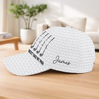 Classic Cap With Custom Golf Club Art, Creative Father's Day Gift For Dad, One-of-a-Kind Course Look