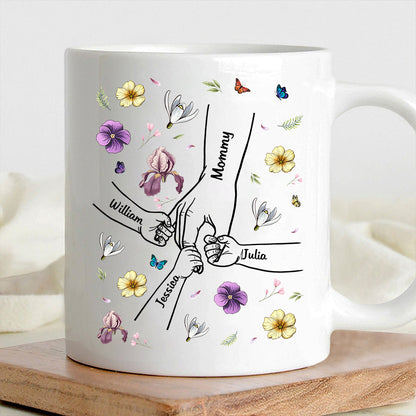 Mother & Daughter – A Bond That Can’t Be Broken | Personalized White Ceramic Mug - Ideal Gift for Mother's Day, Family Gatherings, or Special Occasions