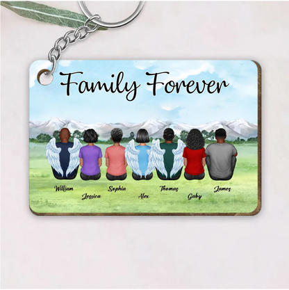 Personalized Brothers & Sisters Forever Poster or Canvas, Keychain, Plaque, Ornament, Wallet Card - Perfect Gift for Siblings, Memorial Keepsake