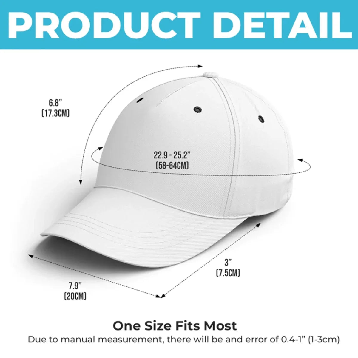 Classic Cap With Custom Golf Club Art, Creative Father's Day Gift For Dad, One-of-a-Kind Course Look