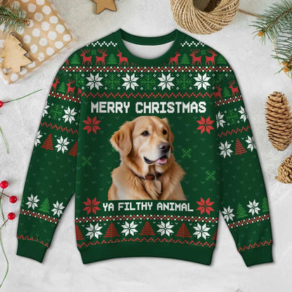 Personalized Sweatshirt for Dog Lovers – Custom Christmas Gift for Your Furry Friend, Perfect for Holiday Memories
