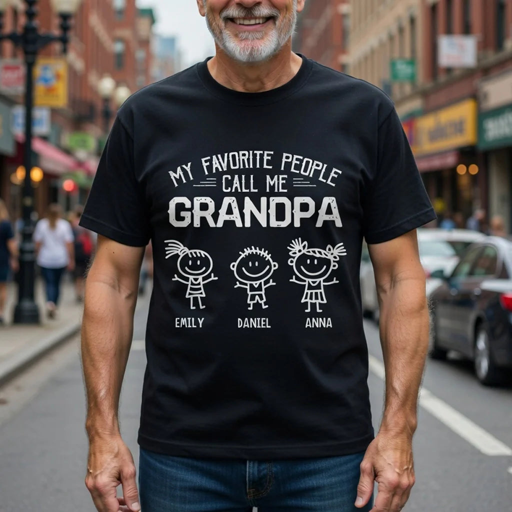 My Favorite People Call Me Pop Pop Insulated Travel Tumbler, Heartwarming Unique Gift For Grandpa