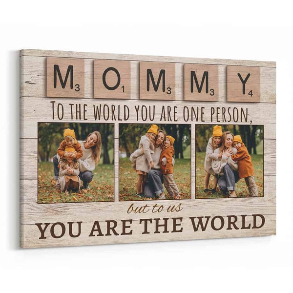 Cherished Moments with Mom - Personalized Canvas for the Heartfelt Home