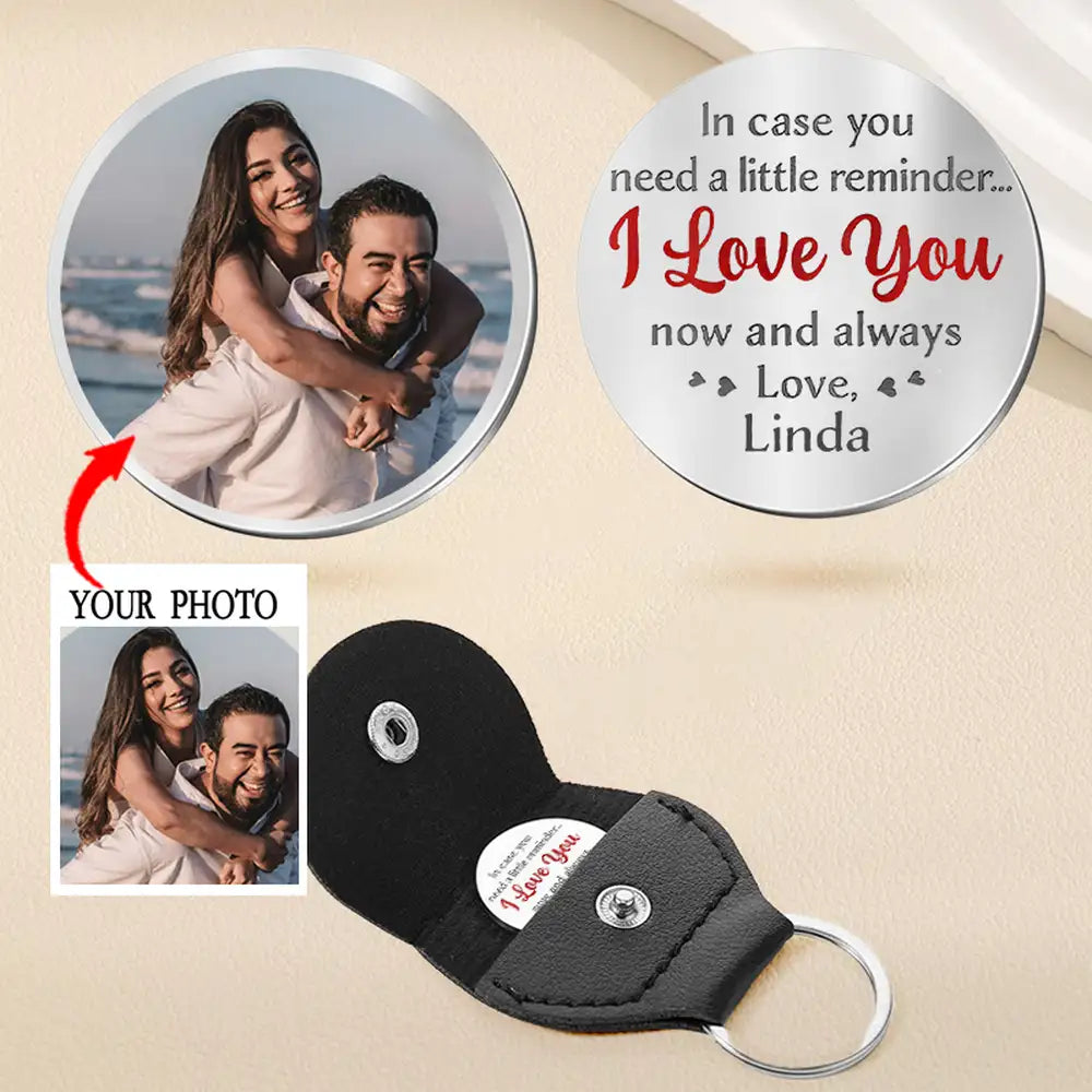 Custom Pocket Hug Keychain with Photo and Personal Message – DoyoBest