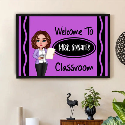 Personalized Teacher Poster – “Teachers Inspire the Future” Custom Gift