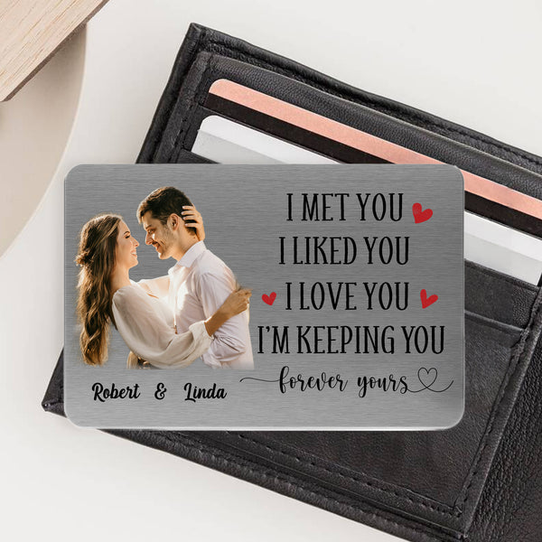 Custom Wallet Card - The Perfect Gift to Express Love and Cherish Special Moments