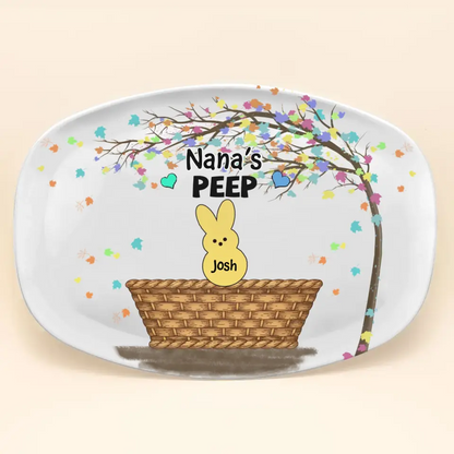 Nana's Favorites - Customized 'Peeps' Platter - The Perfect Surprise for Grandma & Family
