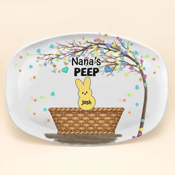 Nana's Favorites - Customized 'Peeps' Platter - The Perfect Surprise for Grandma & Family