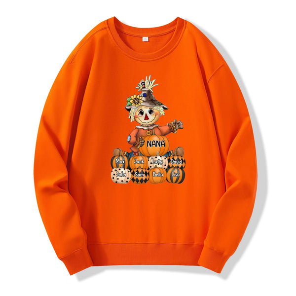 Fall Seasons, Pumpkin Grandma Personalized T-shirt Sweatshirt Hoodie