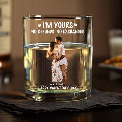 Personalized Whiskey Glass - Romantic Valentine’s Day Keepsake