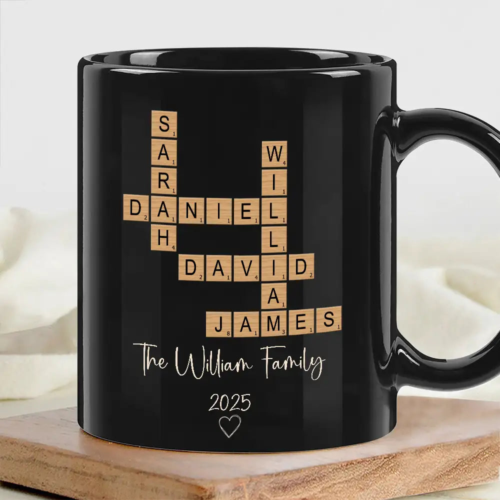 Personalized Crossword Full Color Mug | Unique Home Décor and Thoughtful Gift-Ready Idea