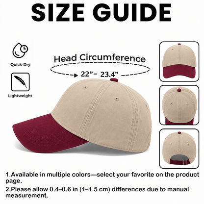 Personalized Pet Photo Embroidered Color Block Baseball Cap, Custom Name Hat, Unique Gift for Dog & Cat Lovers