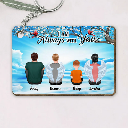 Memory Family Back View Design - Personalized Keychain, Poster, Car Hanger, Wallet Card, Pillow, and Sticker, Unique Gift