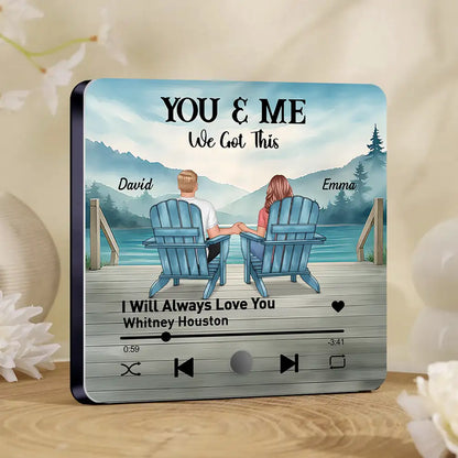 You & Me We Got This Poster – Scenic Couple Wall Art, Personalized Gift Without Frame