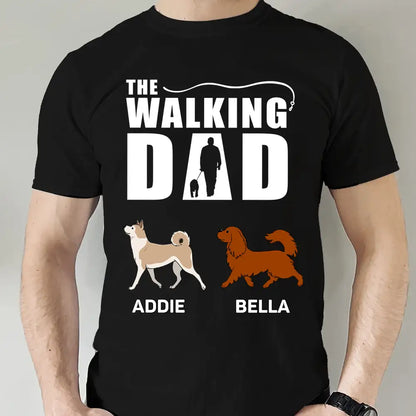 The Walking Dad Personalized Tee – Dog Dad Gift for Father’s Day
