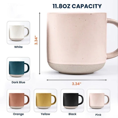 Personalized Pottery Mug with Polaroid Couple Photos, Creative Gift for Him or Her, Soft Pastel Keepsake