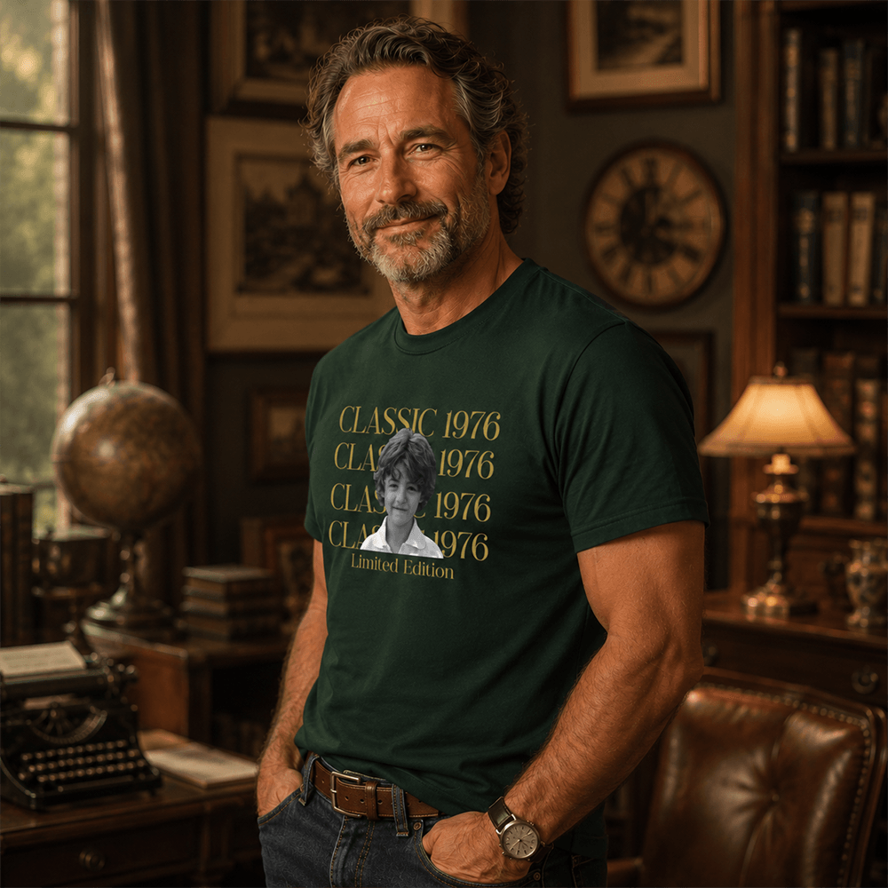 Custom Childhood Photo & Birth Year Shirt, Vintage Limited Edition T-Shirt, Sweatshirt or Hoodie Gift for Dad and Grandpa
