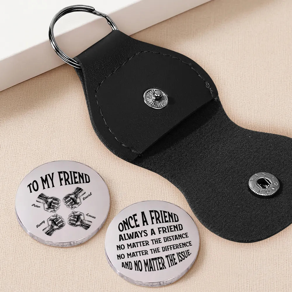 Pocket Hug for Friends, Once A Friend Always A Friend Message, Small Everyday Keepsake, Thoughtful Unique Gift