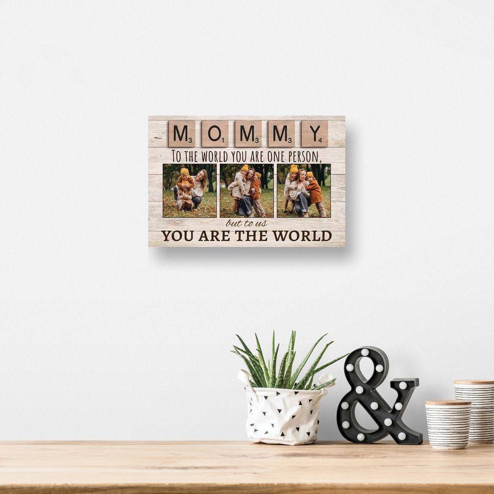 Cherished Moments with Mom - Personalized Canvas for the Heartfelt Home