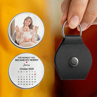 Personalized Pocket Hug Mommy Keepsake with Photo & Date, Custom Pocket Hug Token for New Mom, Unique Sentimental Gift