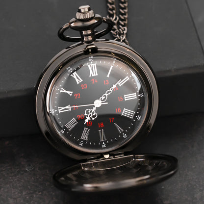 Pocket Watch Personalized Keepsake, I Wish I Could Turn Back The Clock Message, Timeless Anniversary Gift for Him