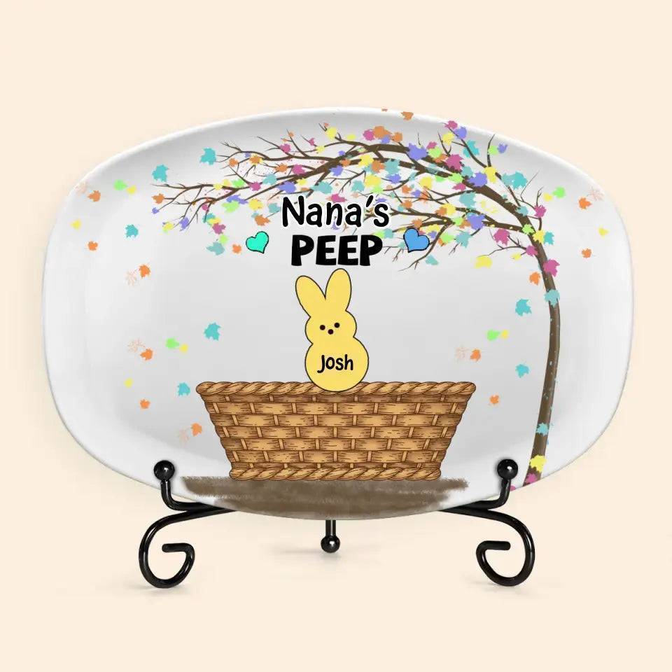 Nana's Favorites - Customized 'Peeps' Platter - The Perfect Surprise for Grandma & Family