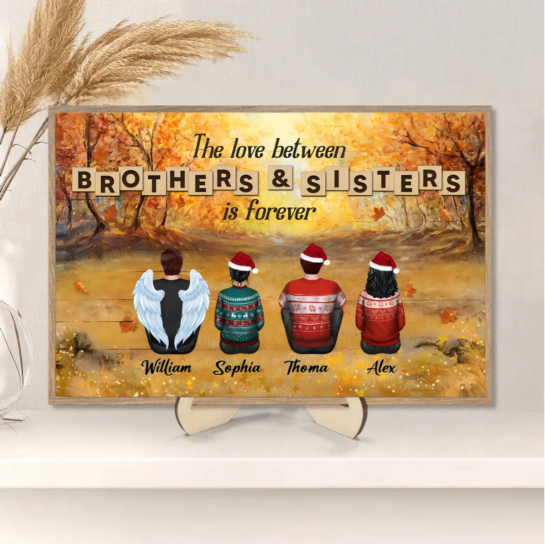 Personalized Brothers & Sisters Forever Keychain, Poster or Canvas, Pl ...