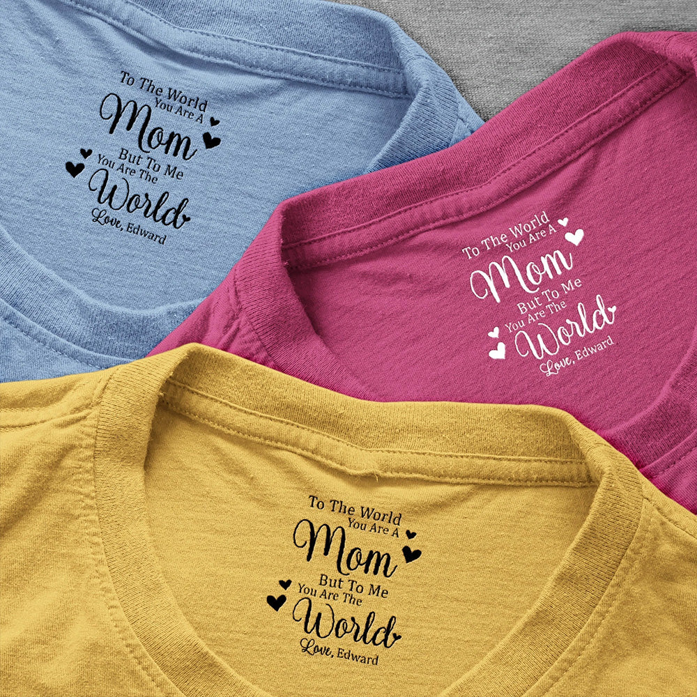Gift For Dad, Mom, Family But To Us You Are The World - Personalized Shirt